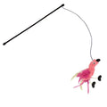 Caña de plumas para gatos