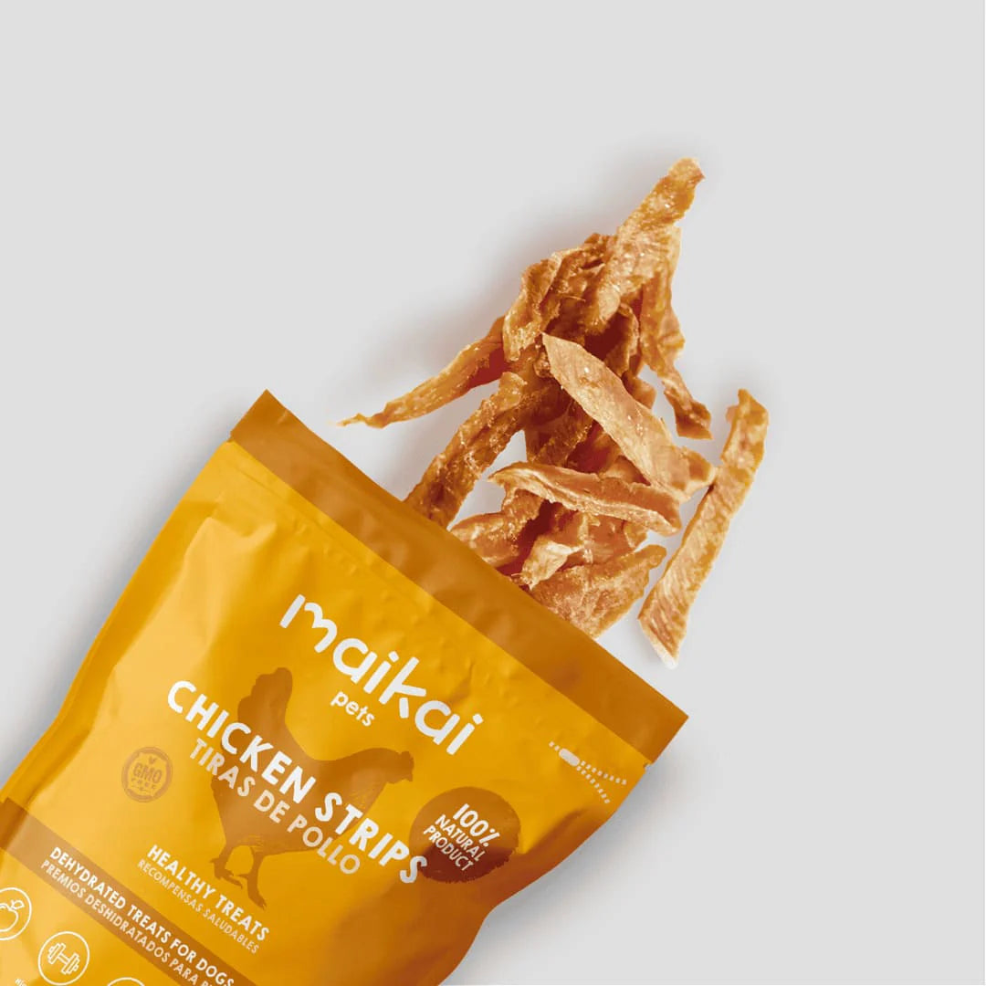 MAIKAI Tiras de pollo deshidratadas