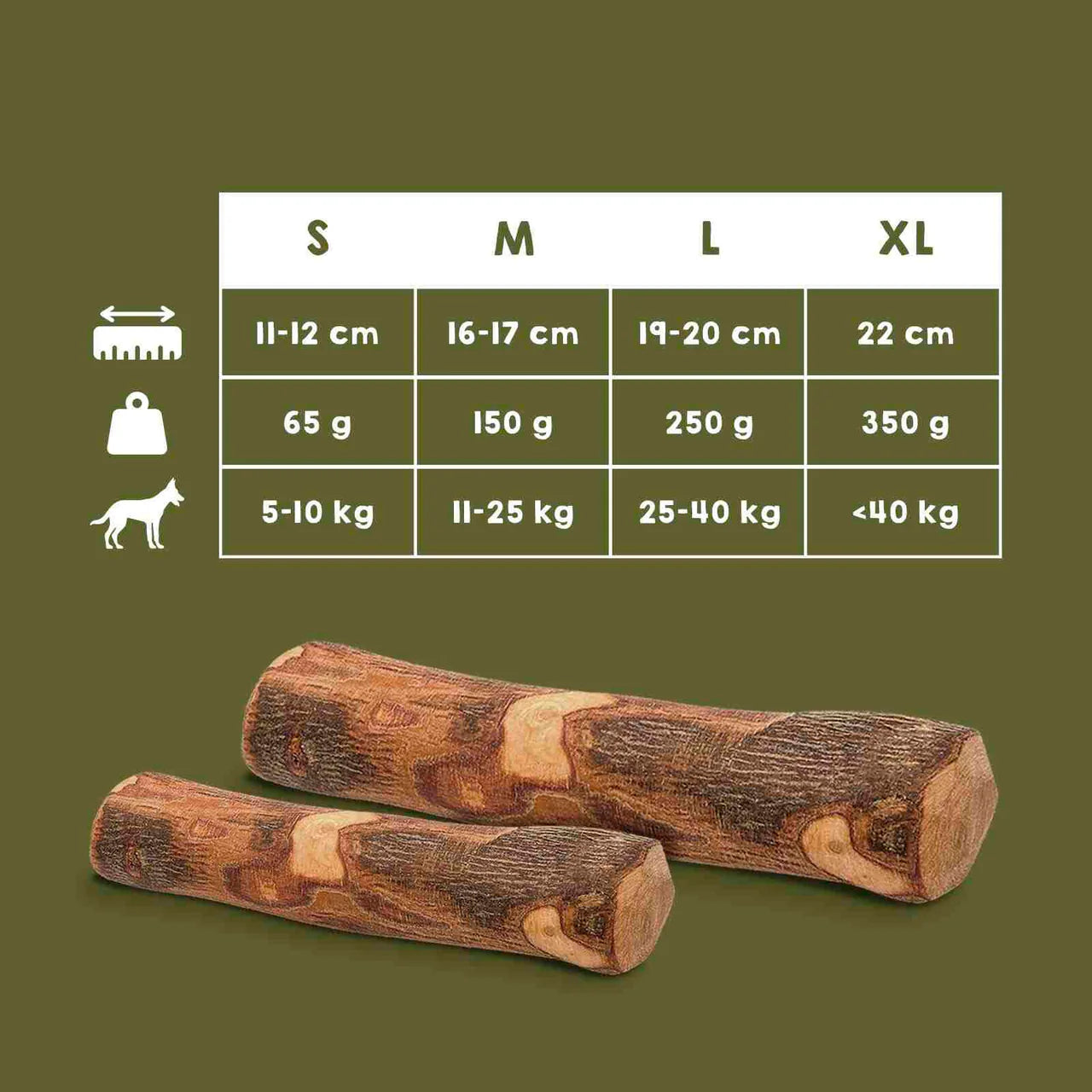 MAIKAI Palo de olivo natural bañado en AOVE