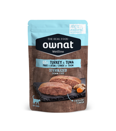 OWNAT esterilizado Turkey & Tuna