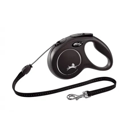 Flexi new classis Correa Extensible de Cinta Negro