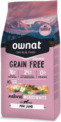 OWNAT Pienso Sin Cereales De Cordero Para Perros Pequeños