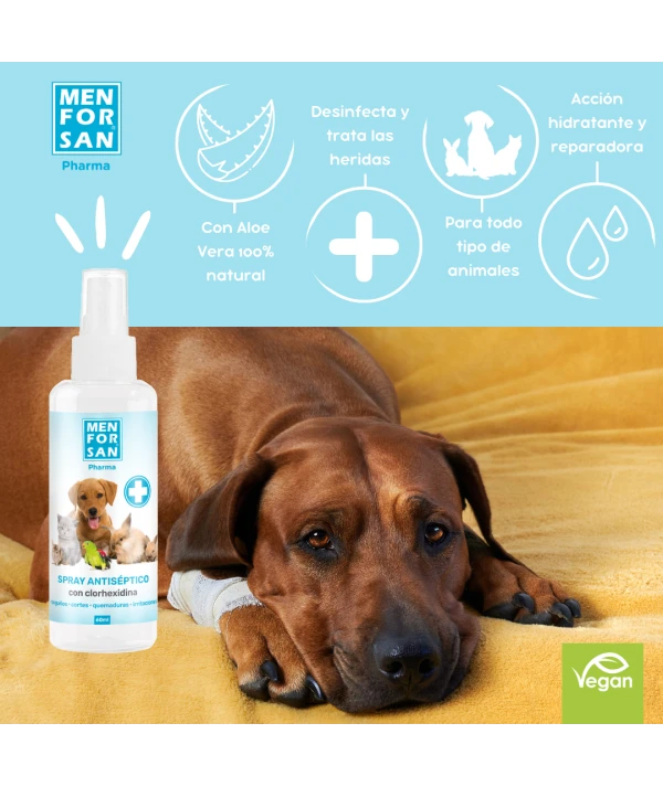 Spray antiséptico con clorhexidina