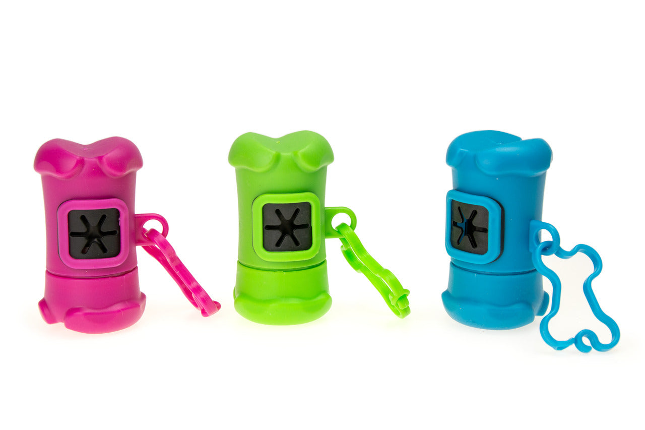 Dispensador bolsas excrementos
