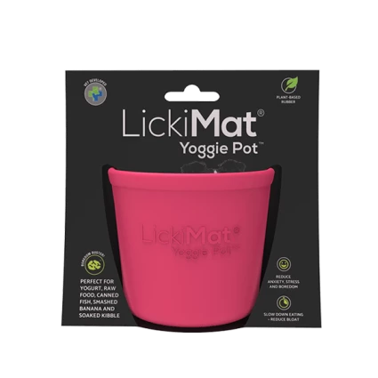 Lickimat Yoggie Pot Rosa